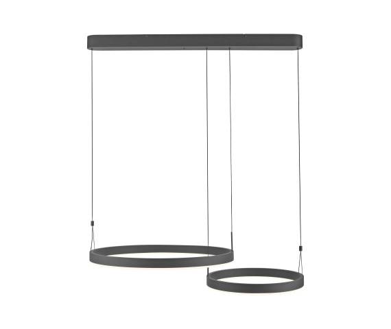 Lampa wisząca ESKO 2360-18 oprawa w kolorze czarnym + pilot ZUMA LINE by Paul Neuhause