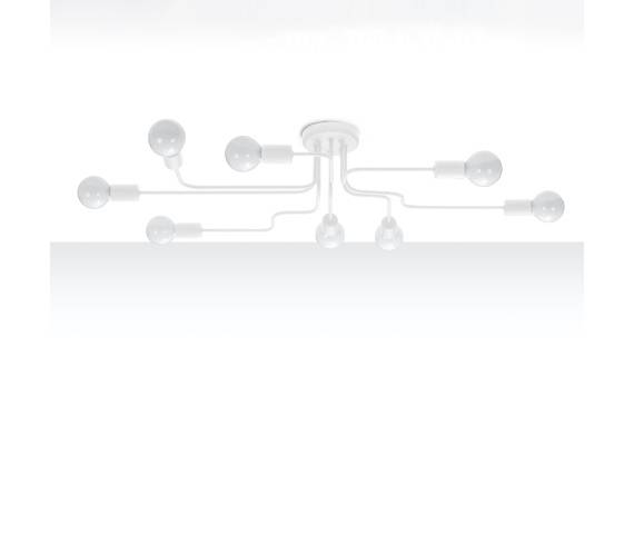Lampa sufitowa VECTOR 8 SL.1444 oprawa w kolorze białym SOLLUX LIGHTING