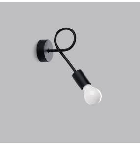 Kinkiet LEVAR SL.1454 oprawa w kolorze czarnym SOLLUX LIGHTING