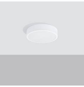 Plafon ONYX 30 LED 3000K SL.1243 oprawa w kolorze białym SOLLUX LIGHTING