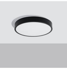 Plafon ONYX 50 LED 3000K SL.1246 oprawa w kolorze czarnym SOLLUX LIGHTING