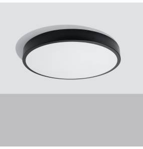 Plafon ONYX 60 LED 3000K SL.1248 oprawa w kolorze czarnym SOLLUX LIGHTING
