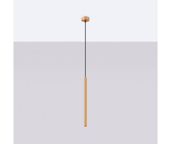 Lampa wisząca ARCHE 1 SL.1339 oprawa w kolorze złotym SOLLUX LIGHTING