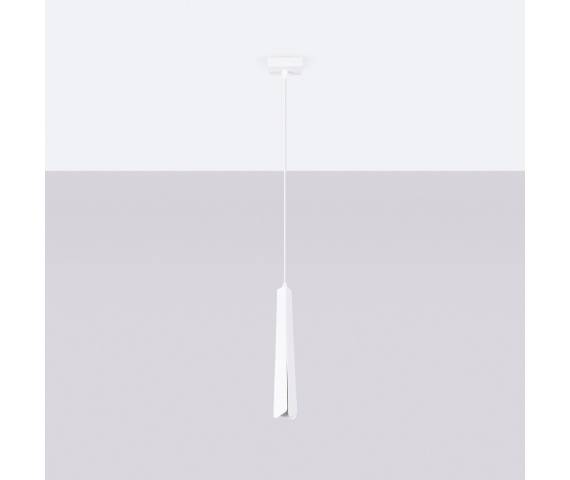 Lampa wisząca PRYSM 1 SL.1397 oprawa w kolorze białym SOLLUX LIGHTING