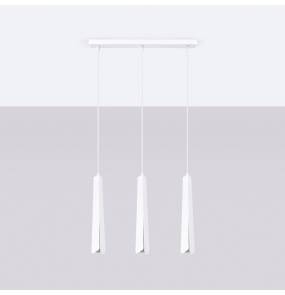 Lampa wisząca PRYSM 3L SL.1399 oprawa w kolorze białym SOLLUX LIGHTING