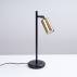 Lampa biurkowa WINX SL.1389 oprawa w kolorze czerni i złota SOLLUX LIGHTING
