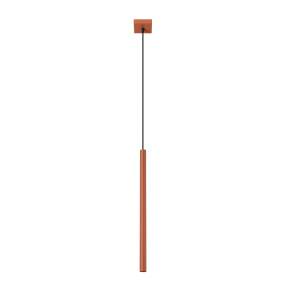 Lampa wisząca PASTELO 1 SL.1524 oprawa w kolorze ochra czerwona SOLLUX LIGHTING