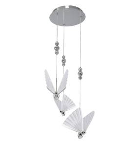 Lampa wisząca Mariposa 3 LP-1715/3P CH oprawa w kolorze chromu LIGHT PRESTIGE