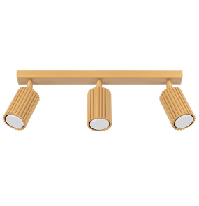 Listwa sufitowa KARBON 3L SL.1562 oprawa w kolorze złotym Sollux Lighting