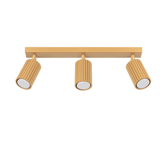 Listwa sufitowa KARBON 3L SL.1562 oprawa w kolorze złotym Sollux Lighting