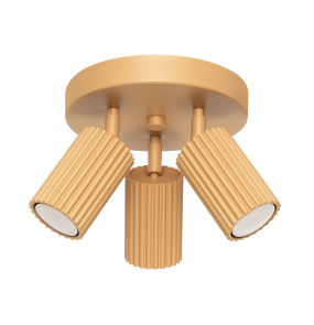 Lampa sufitowa KARBON 3P SL.1563 oprawa w kolorze złotym Sollux Lighting