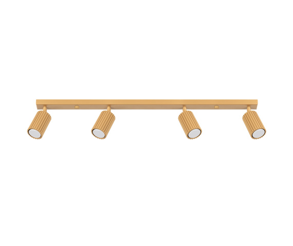 Listwa sufitowa KARBON 4L SL.1565 oprawa w kolorze złotym Sollux Lighting