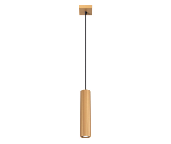 Lampa wisząca KARBON 1 SL.1554 oprawa w kolorze złotym Sollux Lighting