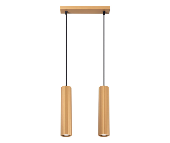 Lampa wisząca KARBON 2 SL.1555 oprawa w kolorze złotym Sollux Lighting