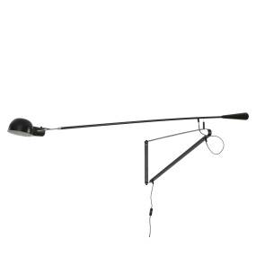 Lampa ścienna MOVE L czarna 205 cm
