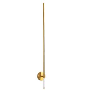Lampa ścienna FRESCO LED złota 125 cm