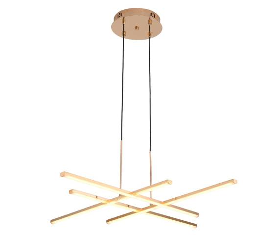 Lampa wisząca CRISS CROSS LED ST-MD240406-4 gold oprawa w kolorze złotym Step Into Design