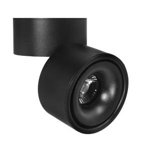 Reflektor natynkowy LED EZ-CL06A-12 12W 3000K oprawa w kolorze czarnym DL