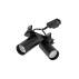 Lampa podtynkowa FOURTY SURFACE 11442 oprawa w kolorze czarnym NOWODVORSKI