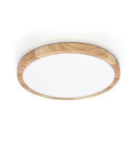 Plafon Alata PLF-72836-300R-24W-WO oprawa w kolorze drewna ITALUX