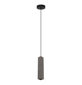 Lampa wisząca Ander PND-28394-1-BRO oprawa w kolorze czerni i brązu ITALUX
