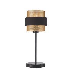 Lampa stołowa Bans TB-27467-1-BK-GD oprawa w kolorze czerni i złota ITALUX
