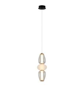 Lampa wisząca Gastel PND-74937-3-BK oprawa w kolorze czerni i złota ITALUX
