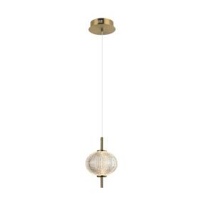 Lampa wisząca Lazie PND-29038-1-GD oprawa w kolorze złotym ITALUX
