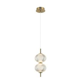 Lampa wisząca Lazie PND-29038-2-GD oprawa w kolorze złoty ITALUX