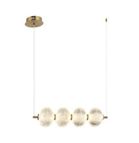 Lampa wisząca Lazie PND-29038-4-GD oprawa w kolorze złotym ITALUX