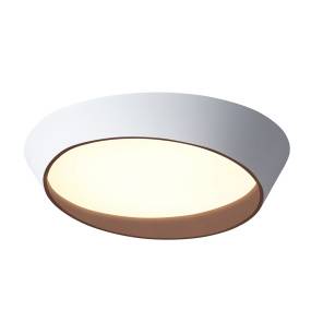 Plafon Lucano PLF-83748-65W-3K oprawa w kolorze bieli i złota ITALUX