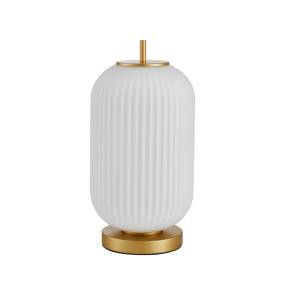Lampa stołowa Olmeto TB-28798-1-GD-WH oprawa w kolorze złotym ITALUX