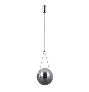 Lampa wisząca Rastia PND-34361-L-CH-SG chromowana oprawa z dymionym kloszem ITALUX