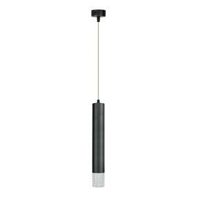 Lampa wisząca TUBI ML8877 oprawa w kolorze czarnym MILAGRO