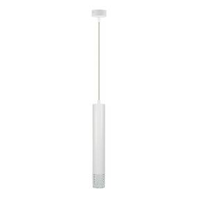 Lampa wisząca TUBI ML8878 oprawa w kolorze białym MILAGRO