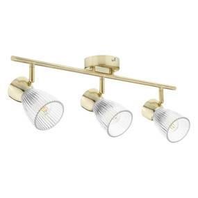 Lampa sufitowa BEST ML9976 oprawa w kolorze złotym MILAGRO