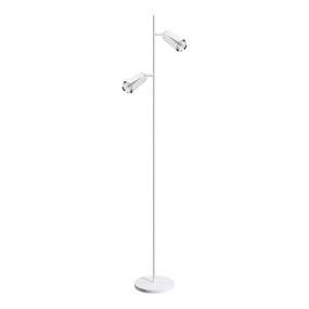 Lampa podłogowa Flower ML0277 oprawa w kolorze białym MILAGRO