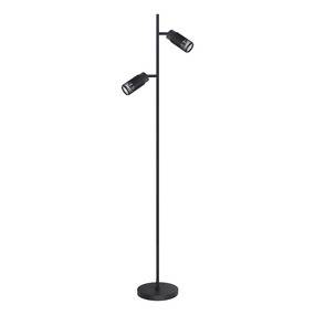 Lampa podłogowa VERTICAL ML0300 oprawa w kolorze czarnym MILAGRO