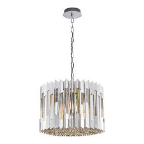 Żyrandol RITZ ML0394 oprawa chromowana MILAGRO