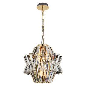 Żyrandol CROWN ML0399 oprawa w kolorze złotym MILAGRO