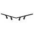 Listwa sufitowa Pipe Track Czarny ML1165 oprawa w kolorze czarnym  MILAGRO
