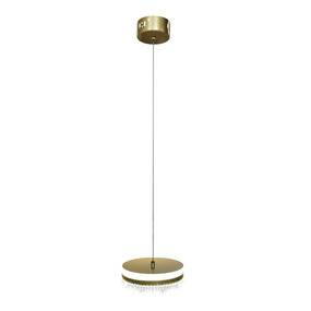 Lampa wisząca PRECIOSA ML0998 oprawa w kolorze złotym MILAGRO