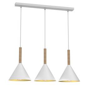 Lampa wisząca PERU WHITE MLP0980 oprawa w kolorze białym MILAGRO