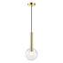 Lampa wisząca NIKO ML0330 oprawa w kolorze złotym MILAGRO