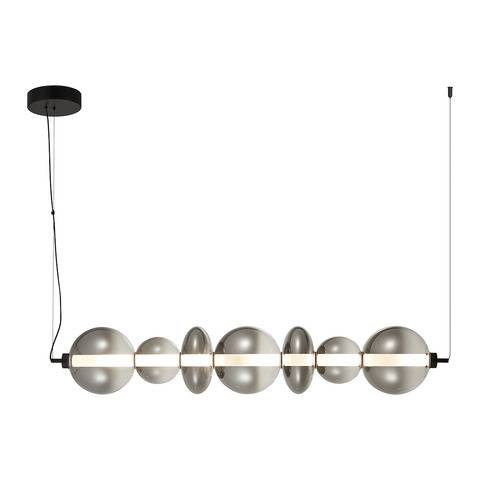 Lampa wisząca DAPHNE ML0348 oprawa w kolorze czarnym MILAGRO