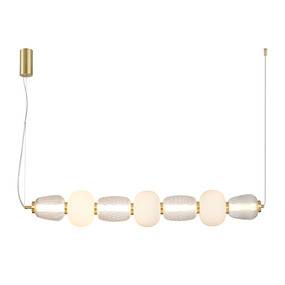Lampa wisząca CARO ML0365 oprawa w kolorze złotym MILAGRO
