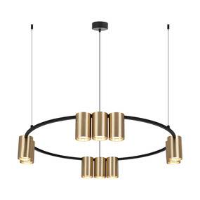 Lampa wisząca GENESIS ML0375 oprawa w kolorze złotym MILAGRO