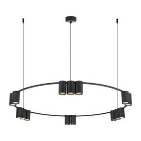 Lampa wisząca GENESIS ML0376 oprawa w kolorze czarnym MILAGRO