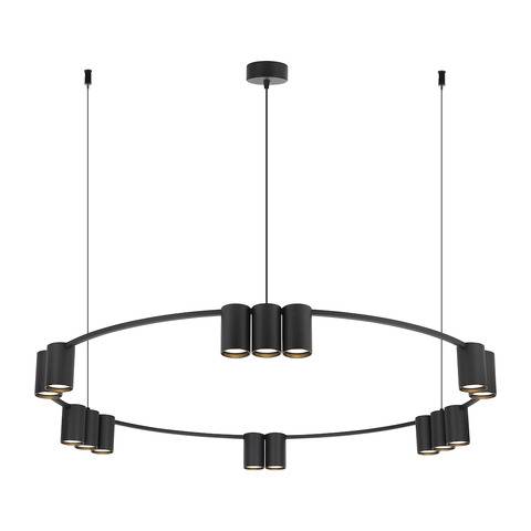 Lampa wisząca GENESIS ML0376 oprawa w kolorze czarnym MILAGRO