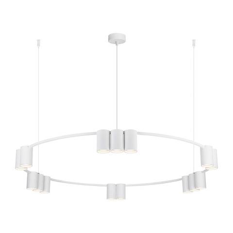 Lampa wisząca Genesis ML0377 oprawa w kolorze białym MILAGRO